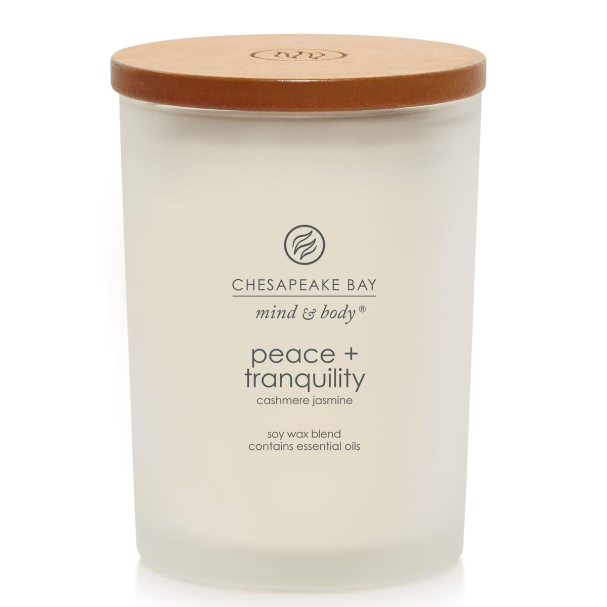 Chesapeake Bay Candle Vela Aromática en Jarra - Paz + Tranquilidad - Medium Jar