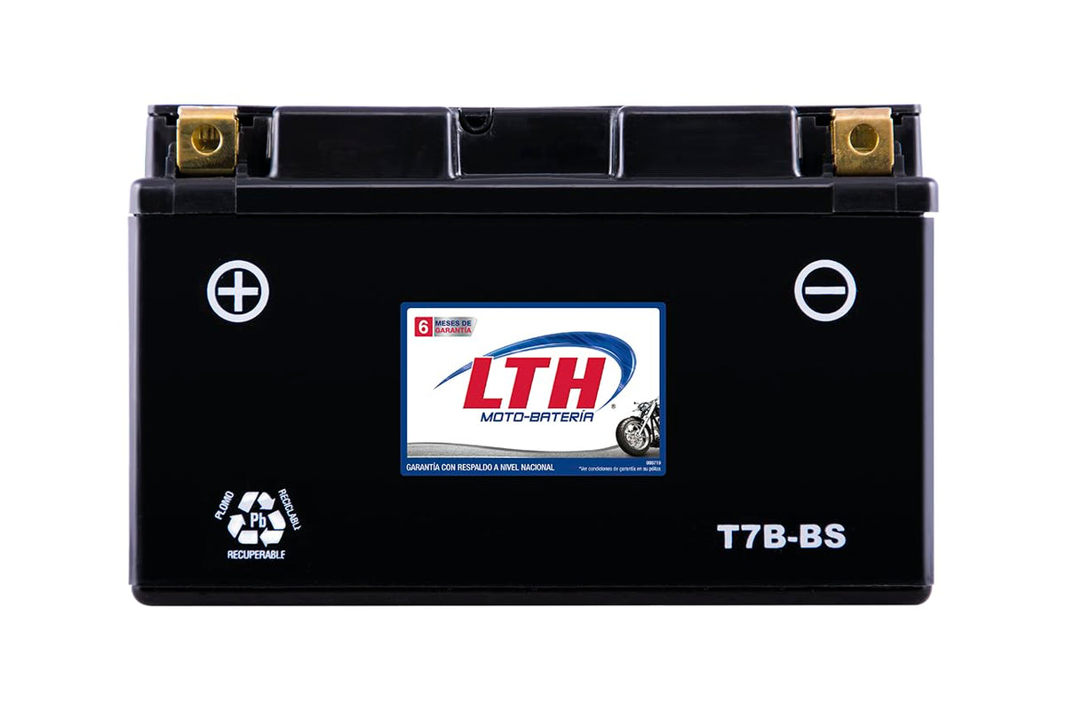 LTH Batería de Moto AGM 12V 6.5Ah Modelo CT7B-BS