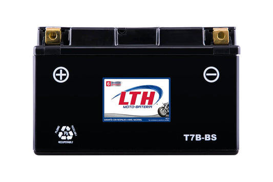 LTH Batería de Moto AGM 12V 6.5Ah Modelo CT7B-BS