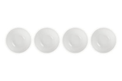 Le Creuset Juego de 4 cuencos de sopa, 22 onzas cada uno, color blanco