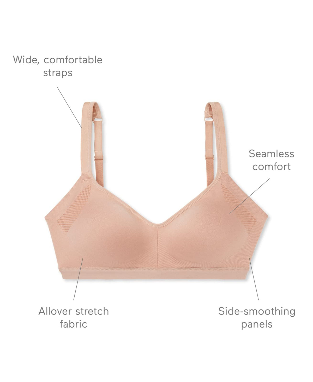 Warner'S Blissful Benefits - Brasier con Aros para Mujer
