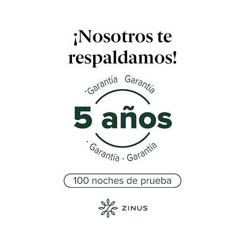 Zinus Rumi | Base de Cama Queen de Acero de Fácil Armado Que Soporta Cualquier Tipo de Colchón | Montaje de 20 Minutos | Garantía de 5 años