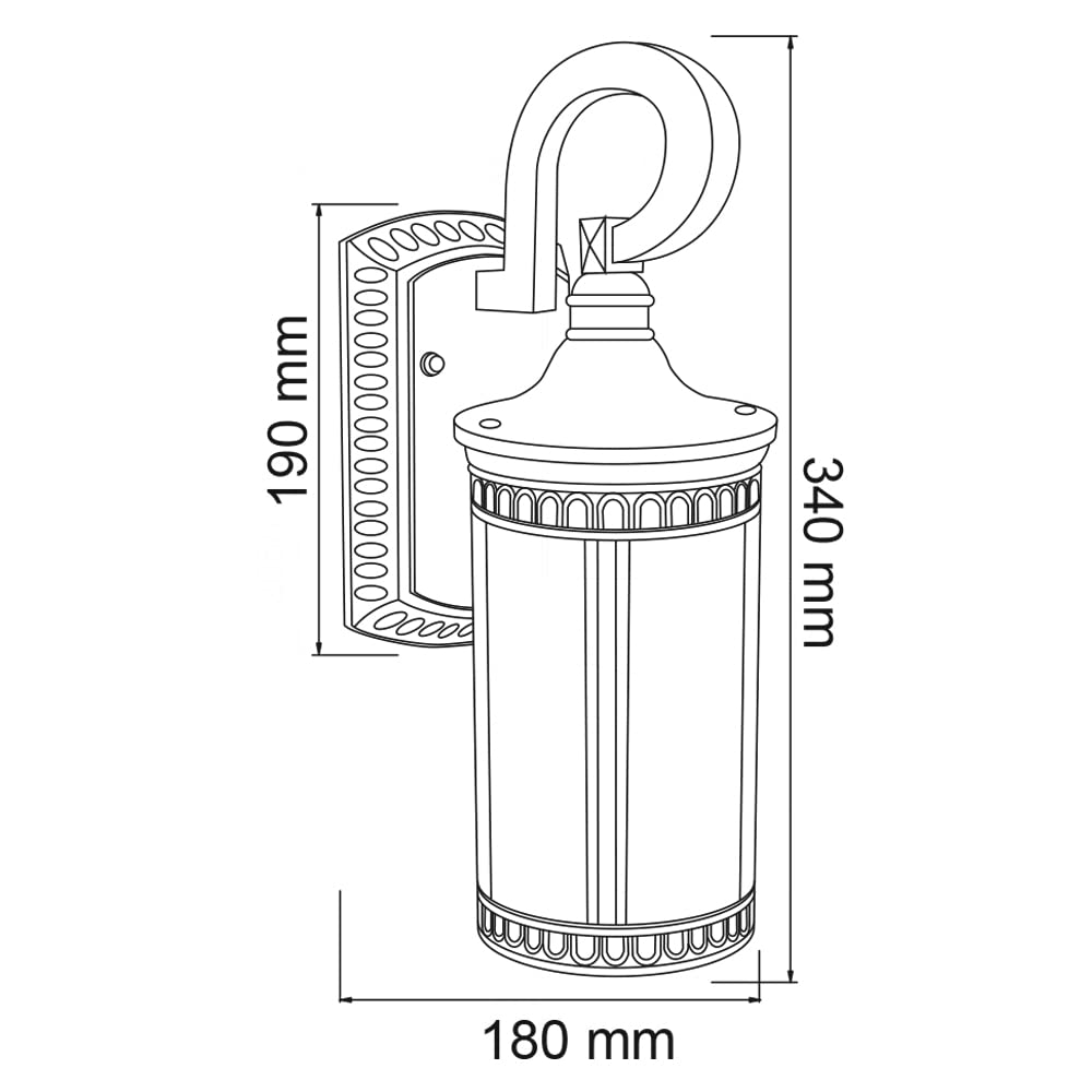 Tecnolite FTL-3200/BA Farol de Pared