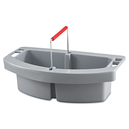 Rubbermaid Commercial Maid Cleaning Caddy, Gray, FG264900GRAY