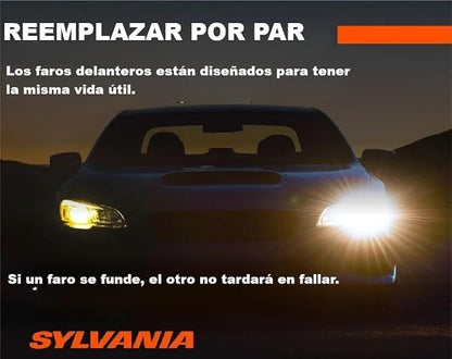 Foco Sylvania 9006 XtraVision White Luz Baja Delantera Duo-Pack