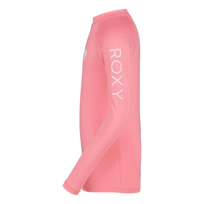Roxy Long Sleeve Whole Hearted Rashguard Shirt, UPF 50+ Sun Protection, Quick Dry Camisa de protección de Sarpullido Niñas