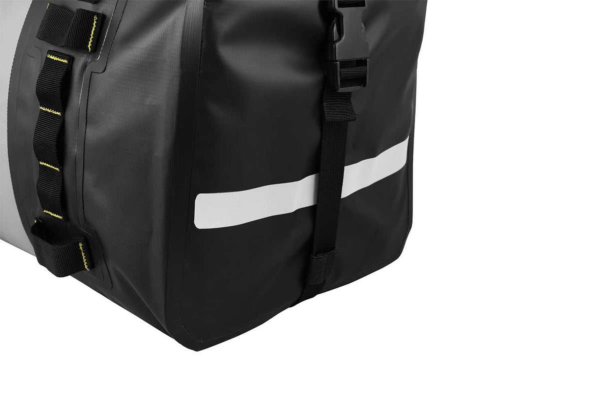 Nelson-Rigg SE-4050 Hurricane Alforjas Secas para Moto, Negro/Gris
