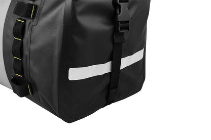 Nelson-Rigg SE-4050 Hurricane Alforjas Secas para Moto, Negro/Gris