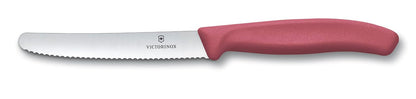 Set De Cuchillos De Mesa Victorinox 4 Piezas, 11 Cm, Color Rojo