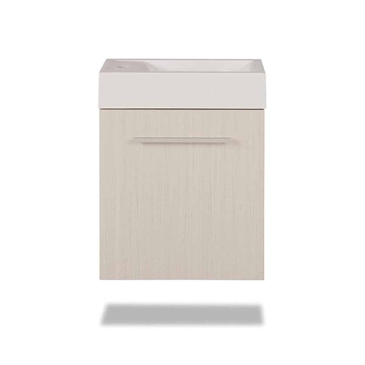 Interceramic Vanity Cartagena Mueble de Baño con Lavabo y Puerta de Cierre Lento, no Incluye Espejo