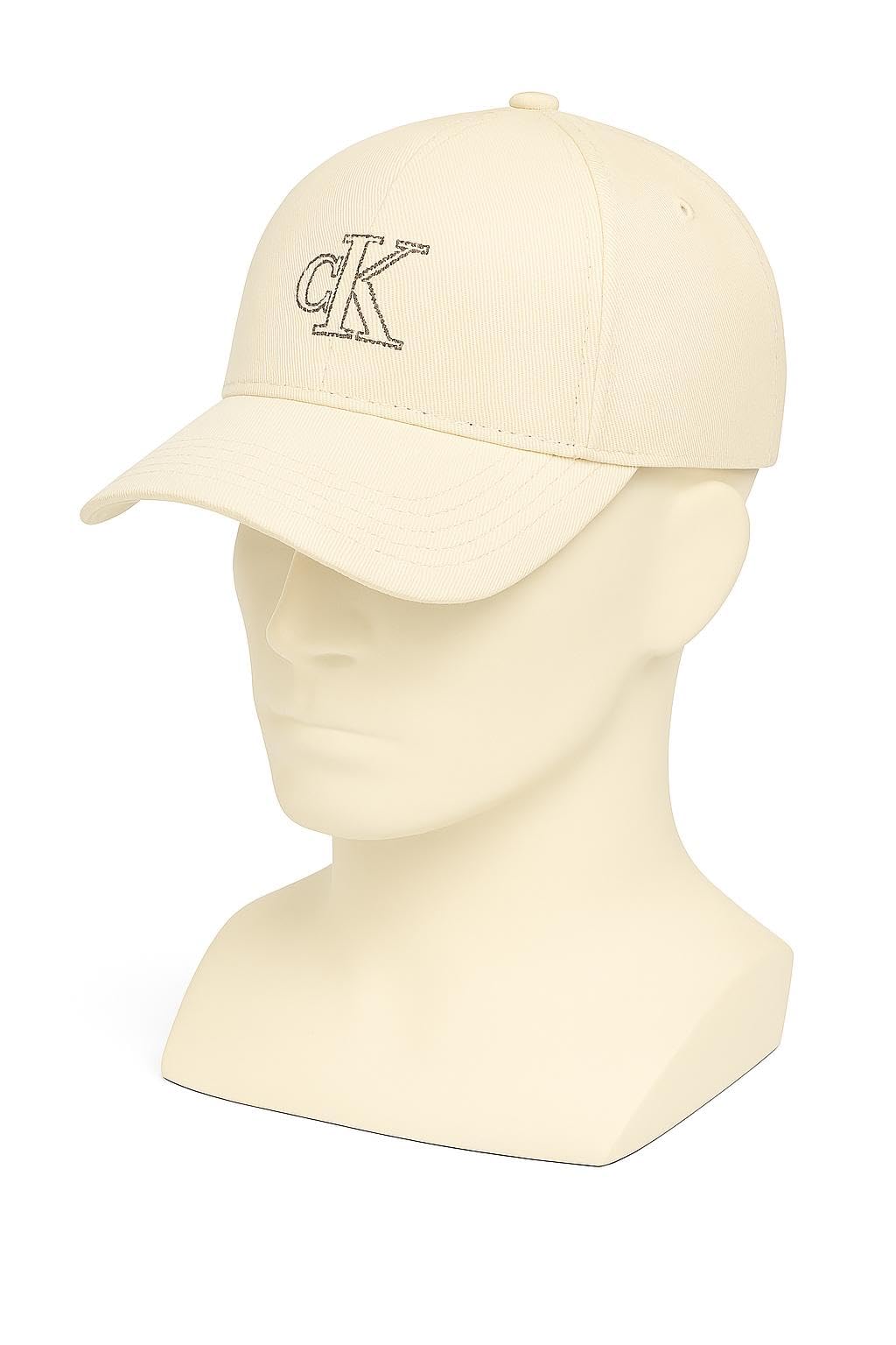 Calvin Klein Canvas W/Embossed Monogram Stitch Cap Gorra de béisbol Mujer