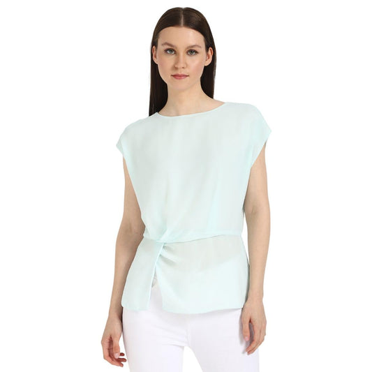 Calvin Klein - Blusa de Gasa para Mujer