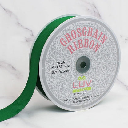 Creative Ideas Solid Grosgrain Ribbon, 1-1/2-Inch by 50-Yard, Emerald Green