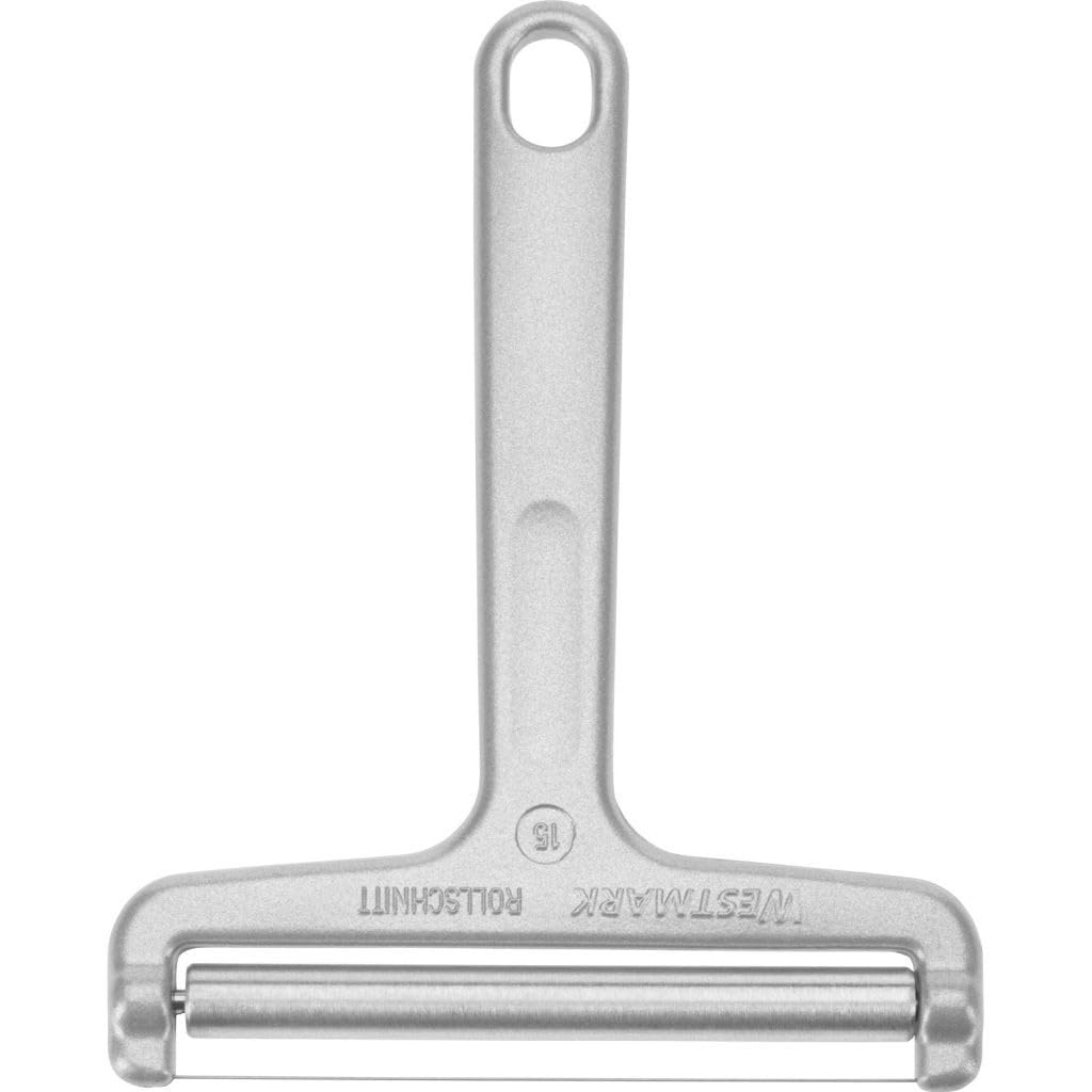 Westmark Alemania Heavy Duty alambre de acero inoxidable cortador de queso ángulo ajustable (Gris)