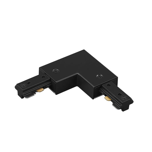 WAC Lighting H Track conector de pista flexible, Conector "L", izquierdo, Negro