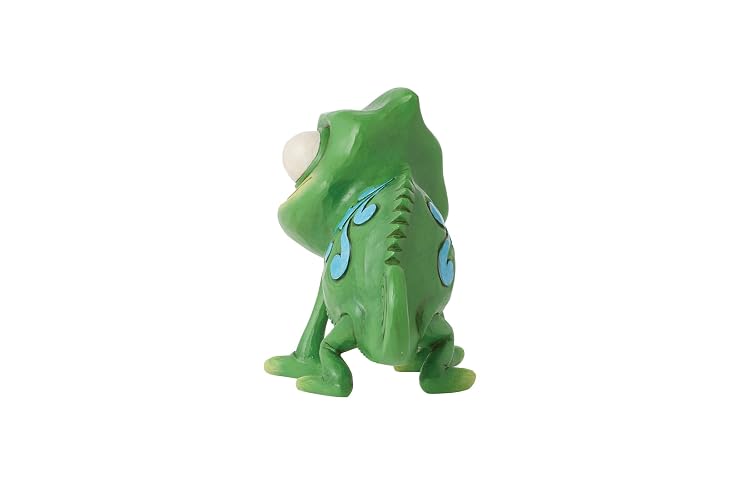 Enesco Disney Traditions Collection by Jim Shore Tangled Pascal The Chameleon Figurine - Figura de Resina de Piedra Pintada a Mano Coleccionable Rapunzel Disney Mini Figurines para decoración del