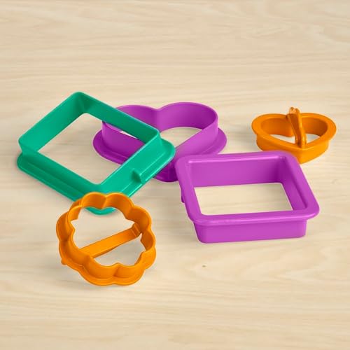 Play-Doh Formas Kit de Manualidades con 6 Latas de Compuesto, Cortadores y Accesorios para Niños Creativos a partir de 3 Años