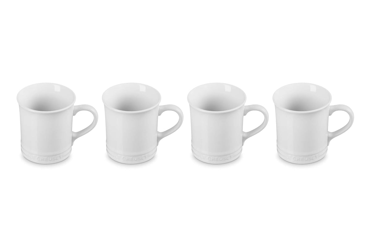 Le Creuset PG90433A-0016 - Taza de cerámica, 14 oz, color blanco
