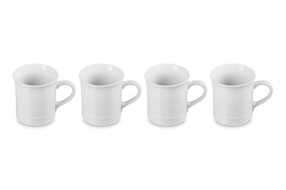 Le Creuset PG90433A-0016 - Taza de cerámica, 14 oz, color blanco