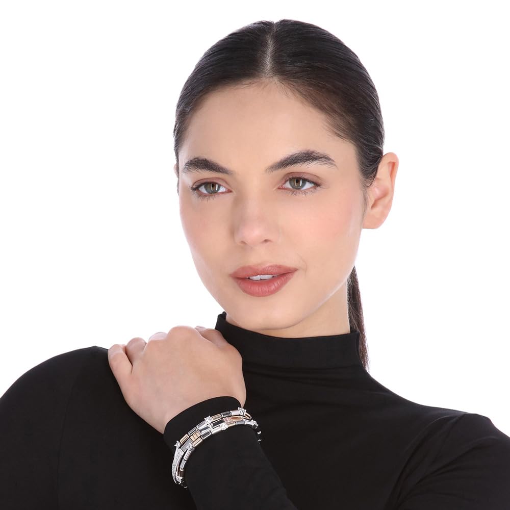Nine West Box Pulsera Color Tritono para Mujer