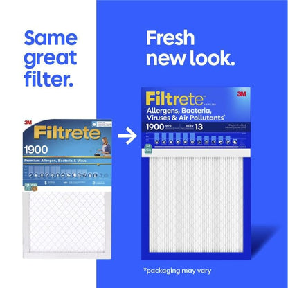 Filtrete UT03-6PK-1E filtro de aire, 50,8 cm x 63,5 cm. x 1 pulgada. , color blanco