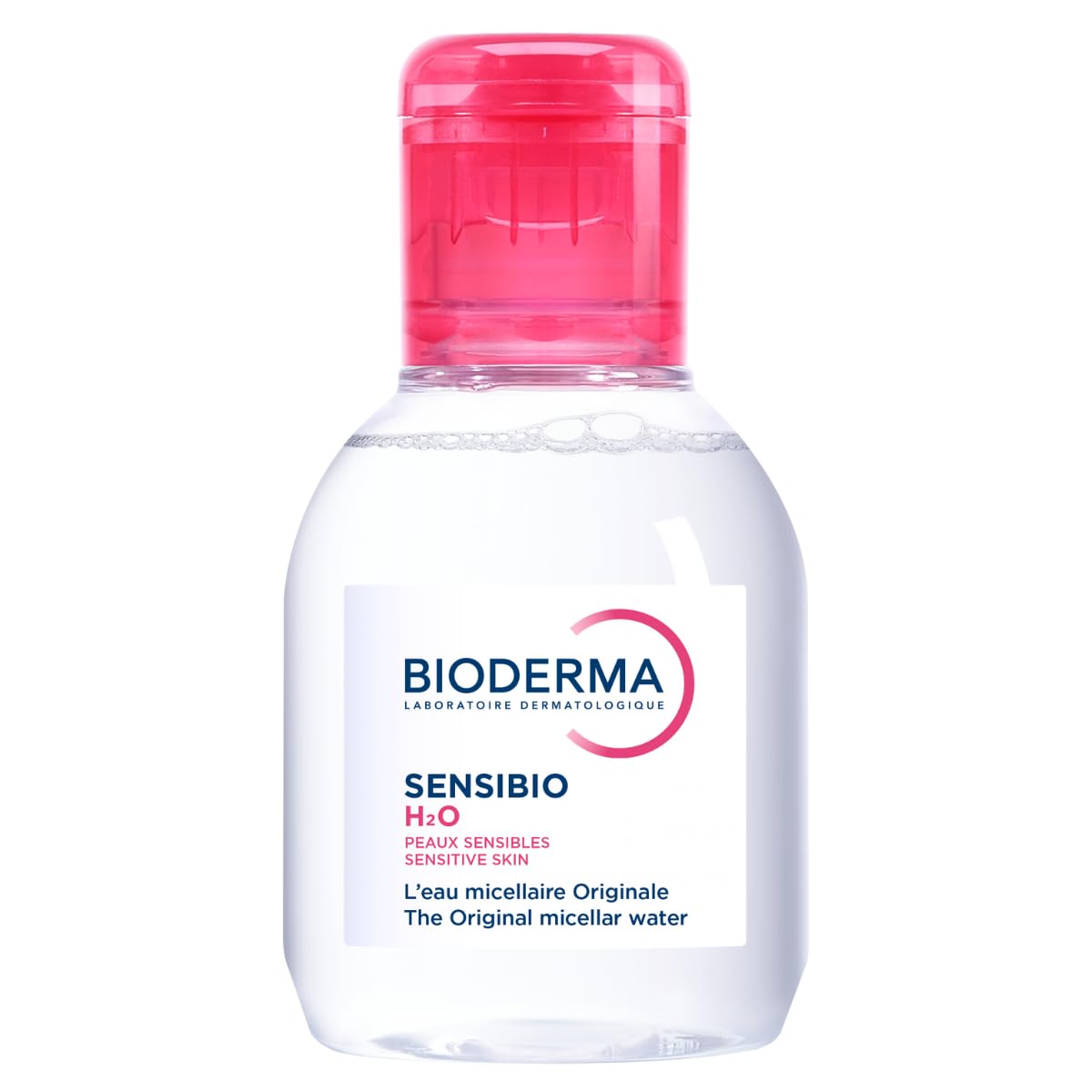 Bioderma Sensibio H2O Agua Micelar Desmaquillante, Fragancia Pepino, 500 ml - Sin fragancia - 100 ml (Paquete de 1)