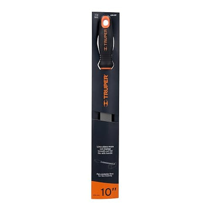 Truper LPM-10T, Lima plana muza 10" con mango doble inyección