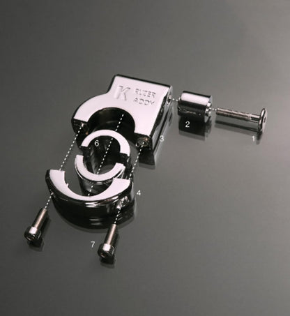 Kruzer Kaddy Soporte de manubrio 200 Cromado