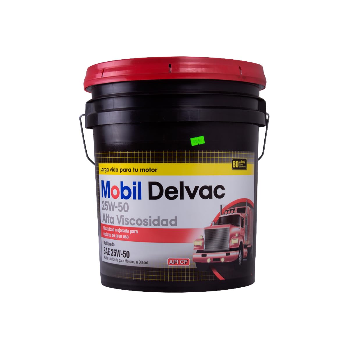 Lubricante Aceite Multigrado (Mineral) 25W50 19L Delvac Cubeta Mobil 25W50