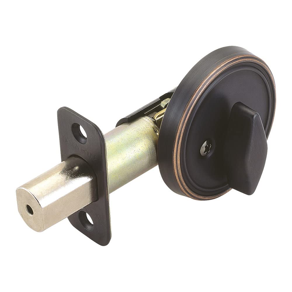 Design House 750869 Pro Series, Cerrojo de seguridad de una cara, bronce aceitado