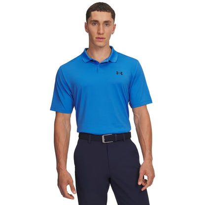 Under Armour Performance 3.0 Playera de Golf, Hombre - Azul - XXL