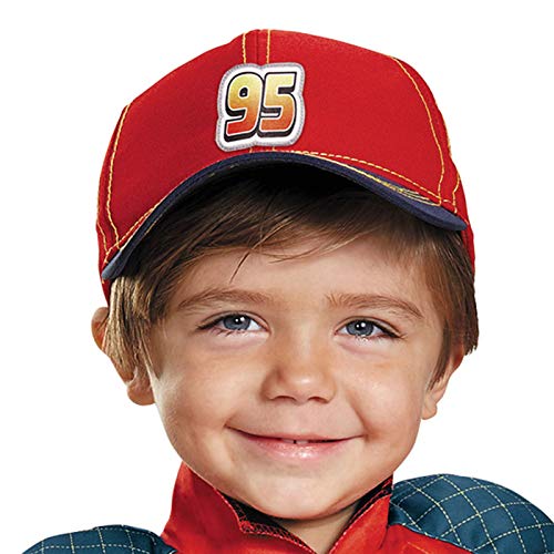 Disguise Cars 3 Lightning Mcqueen Disfraz clásico para niño pequeño, Rojo, Pequeño (2T)