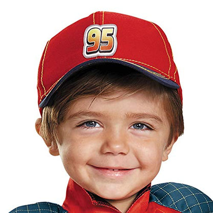 Disguise Cars 3 Lightning Mcqueen Disfraz clásico para niño pequeño, Rojo, Pequeño (2T)