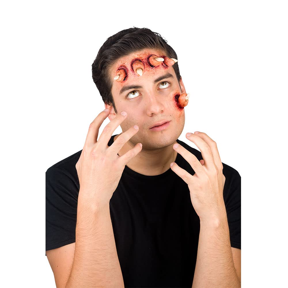 Ghoulish Productions Herida Falsa, Pegatina de Látex de Dedos, Prostético Dedos Sangrientos, Aplicación de Látex Ideal para Halloween, Fiestas de Disfraces