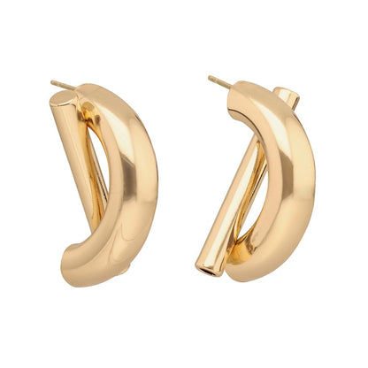 Nine West Aretes Dorado para Mujer