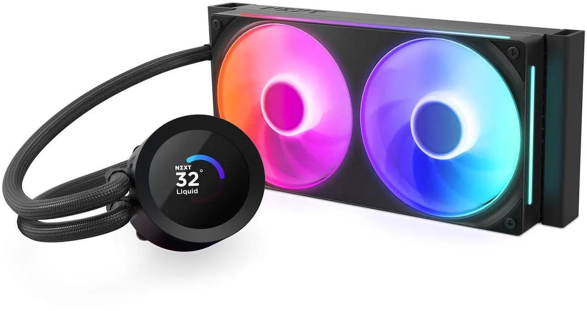 NZXT Kraken Plus 360 Enfriador Líquido AIO Negro - Black - 240mm Radiator - Kraken Plus RGB v2