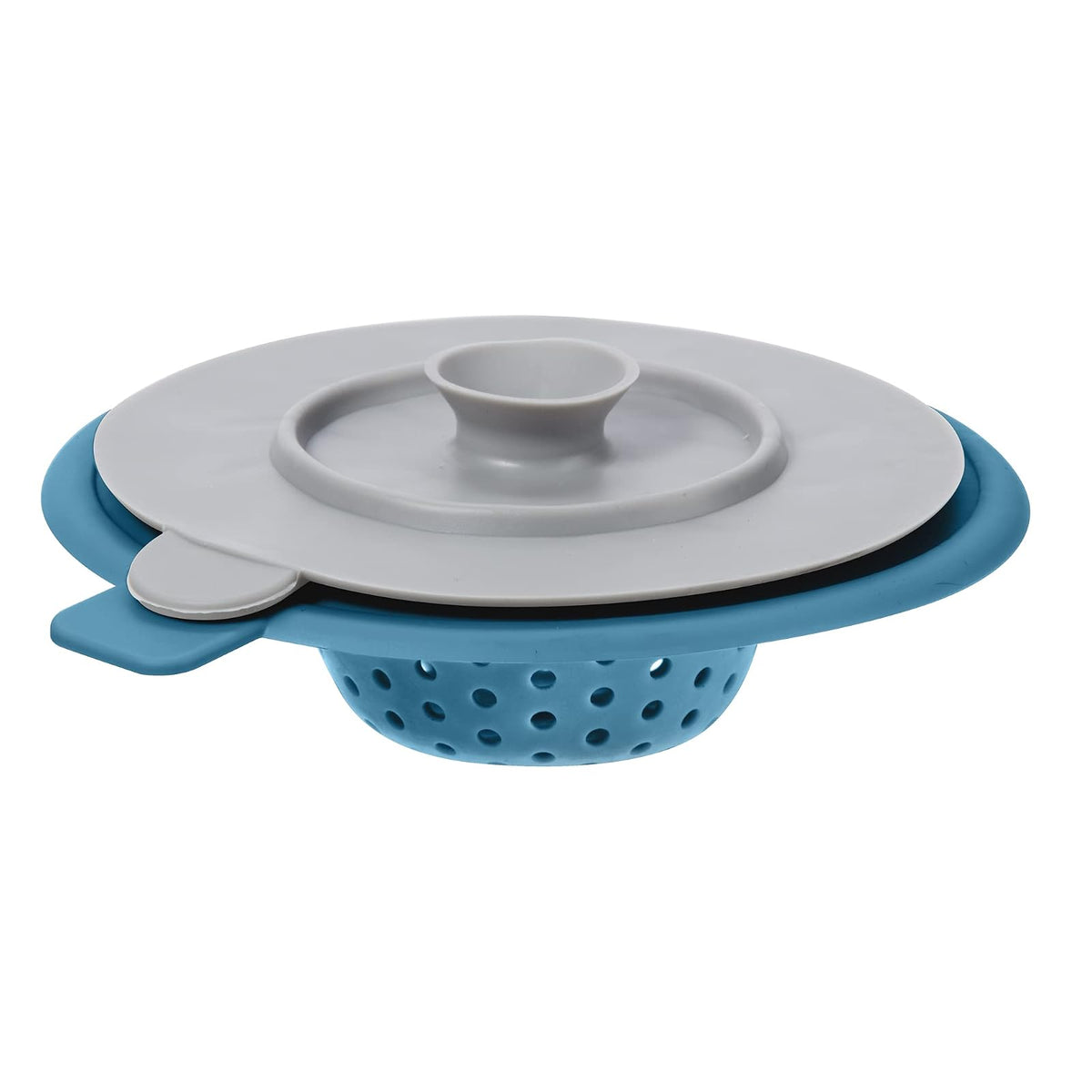Oggi 7732V Sink Strainer & Stopper, 4.5", Turquoise