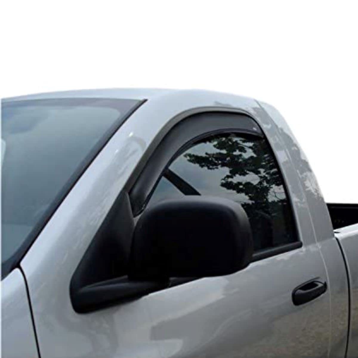 Auto Ventshade [AVS] Protectores de lluvia en canal para furgonetas Ford Econoline 1992-2006 | Viseras de ventilación de ventana, 2 piezas - Smoke | 192077
