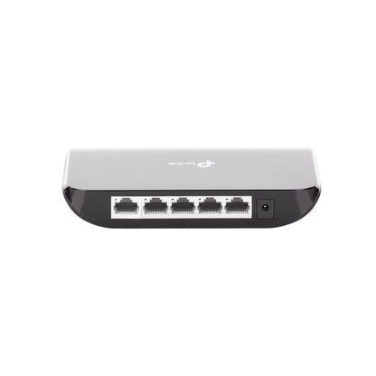 TP-Link Switch de Red Gigabit TL-SG1005D - 5 Puertos RJ45 Gigabit - Plug and Play - Ahorro de Energía - Diseño Compacto - para Hogar y Oficina