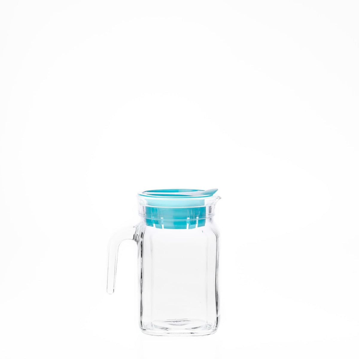 Borgonovo Jarra de Vidrio para Refrigerador con Tapa, 500 ml