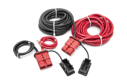 Rough Country RS108Cable de alimentación de desconexión rápida, Color Negro, 24 pies (Compatible con Cualquier cabrestante de tamaño estándar)