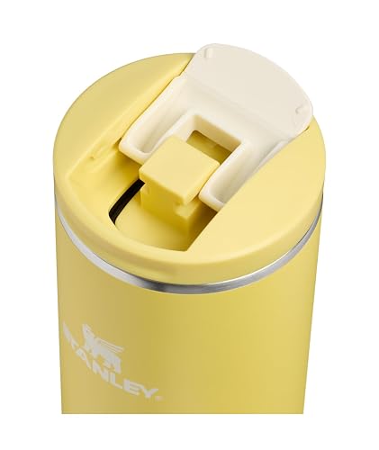 STANLEY Transit - Taza de viaje de café a prueba de fugas, acero inoxidable aislado al aspiradora, se mantiene caliente o frío durante horas, sin BPA, 567 g, narciso