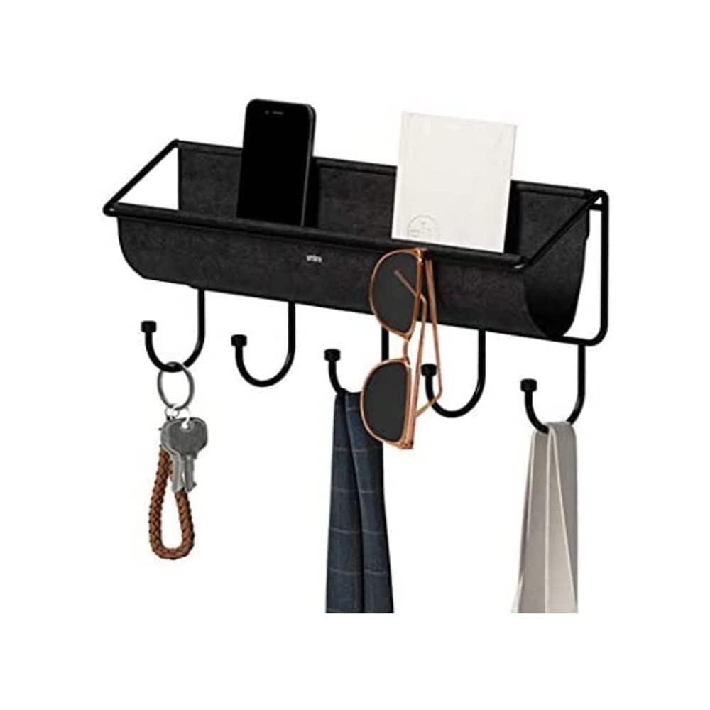 Umbra - Organizador de pared para hamacas, color negro