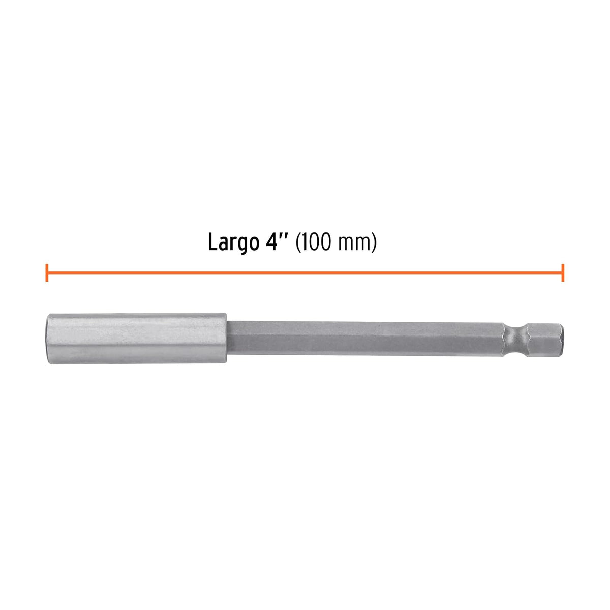 Truper Expert PUDE-9100, Estuche con 5 extensiones de 100 mm magnéticas