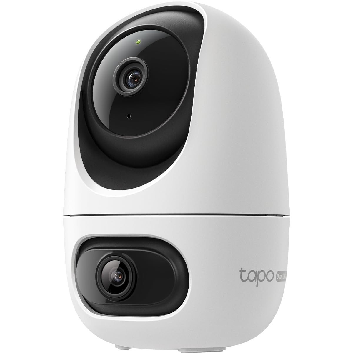 Tapo TP-Link C245D Cámara de Seguridad WiFi Interior - Doble Lente 2K - Cobertura 360° - Visión Nocturna Infrarroja - Detección de Movimiento - Audio Bidireccional - 512GB - App