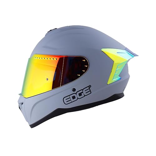 Casco para Moto Extreme - Casco Motocicleta Marca Edge - Visor Doble ANTIVAHO - Cascos para Motos Certificados Dot Moto - Accesorios para Moto