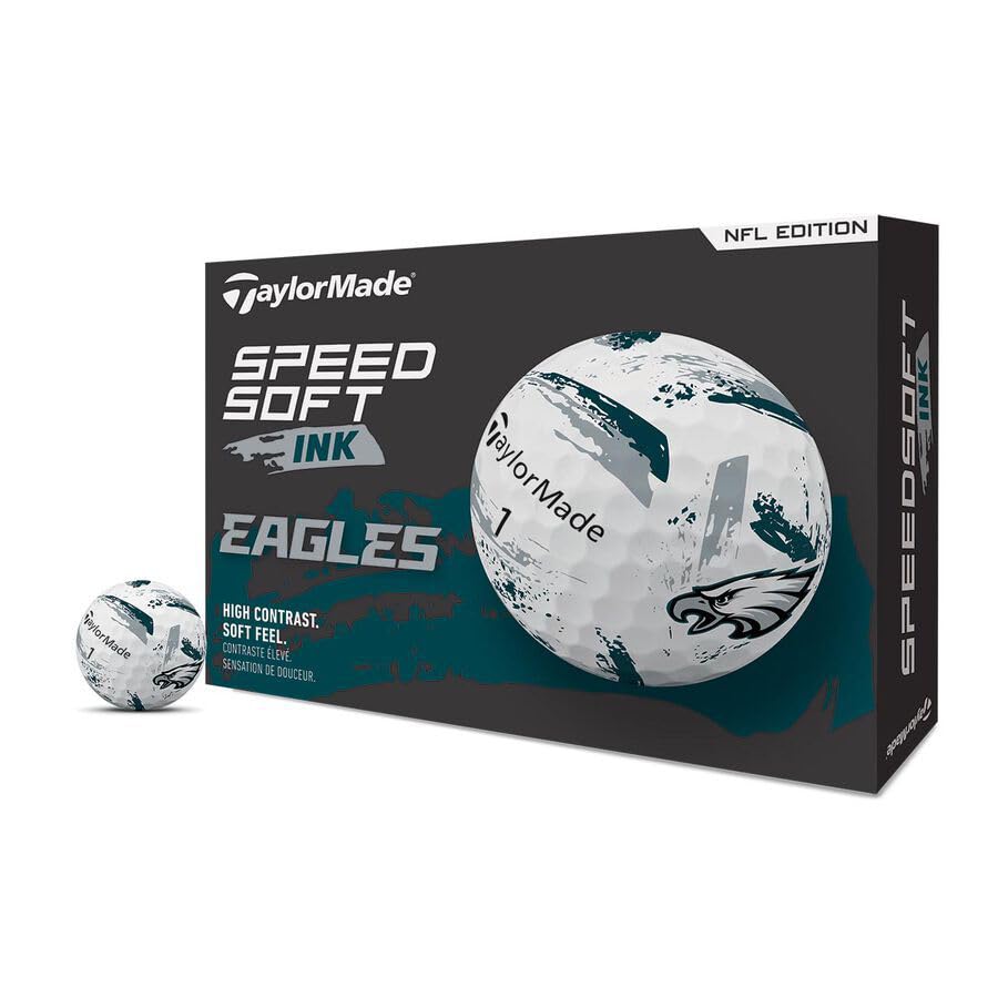 TaylorMade Speed Soft Pelotas de Golf NFL - Philadelphia Eagles