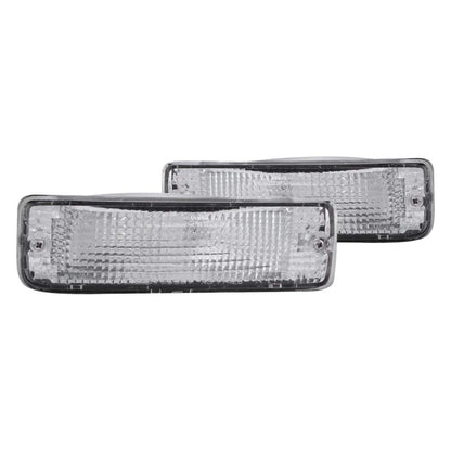Anzo USA Conjunto de Luces de Parachoques Toyota Cromo Transparente con Reflectores Ámbar 511019, Par