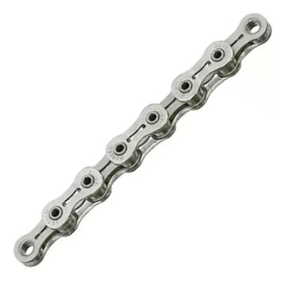 SUNRACE Cadena CNM9X 1/2X11/128 9P 116 Eslabones Index Plata con Candado Cajita CNM9X.116P.SD0.BXB