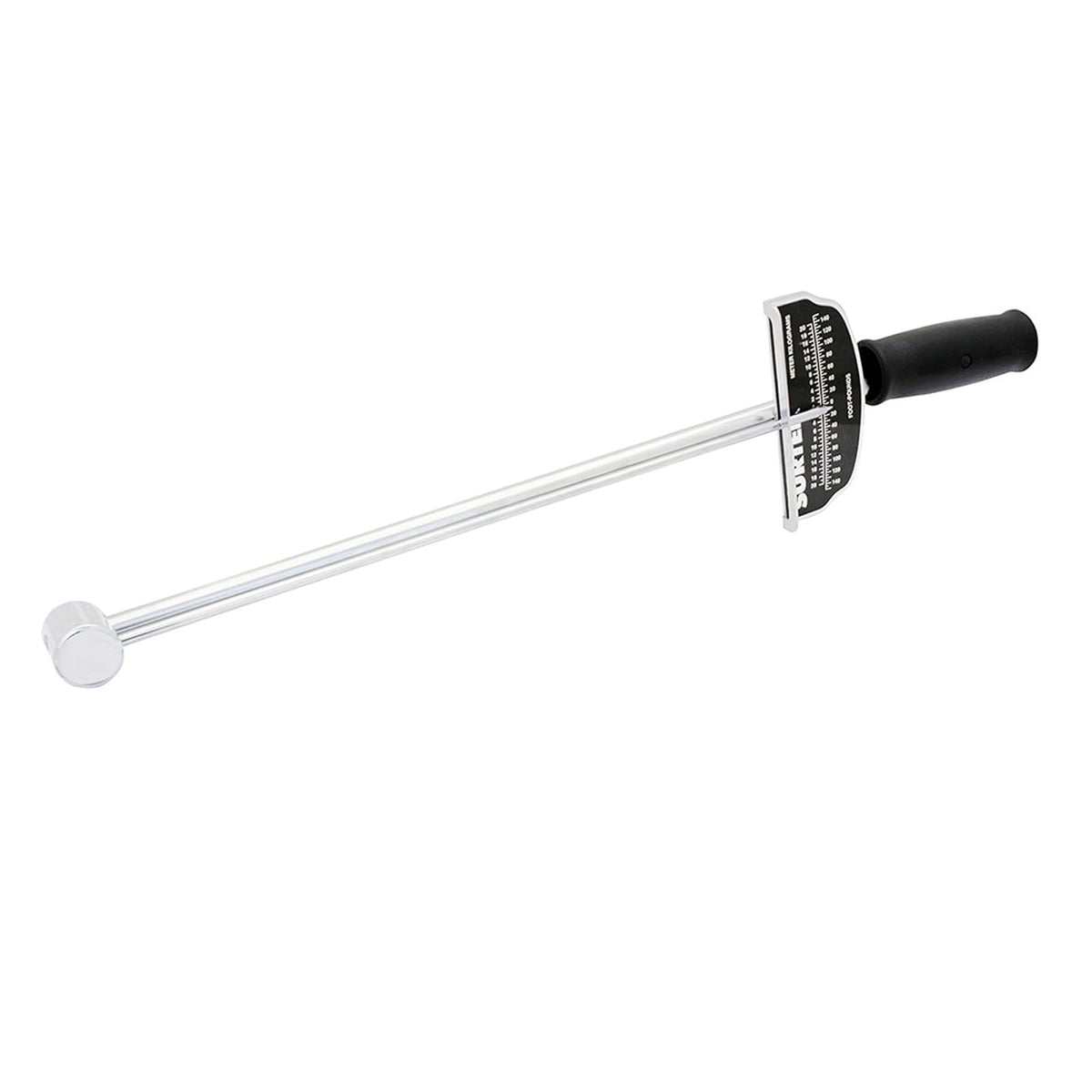 Surtek 107100 Torquímetro de aguja una escala cuadro de 1/2", 0-140 ft-lb